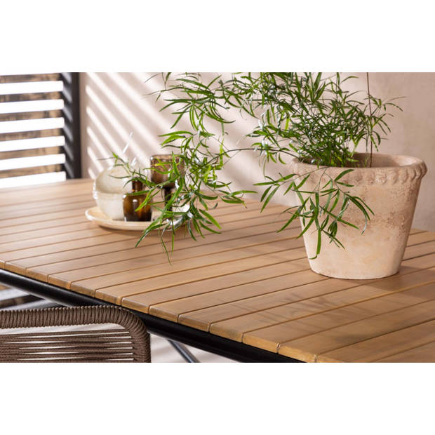 Holmbeck tuintafel 90x200cm naturel.