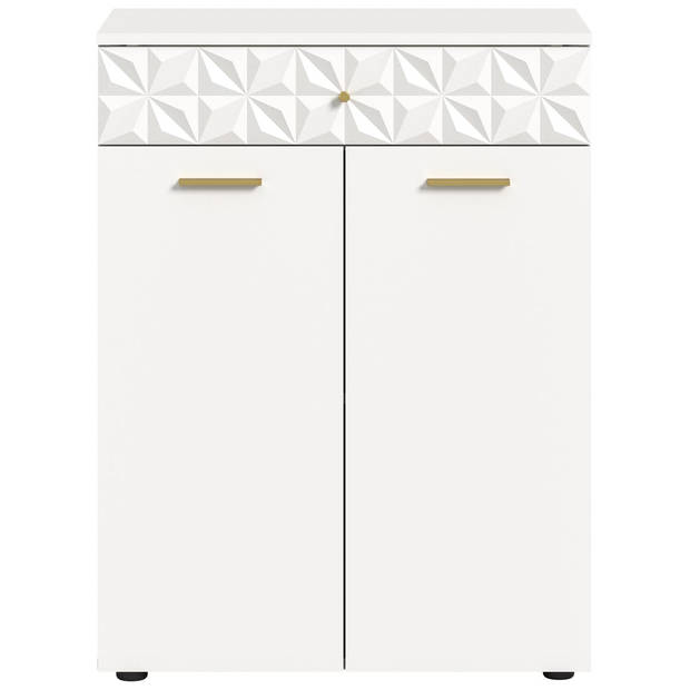 Prisma dressoir 2 deuren, 1 lade wit.