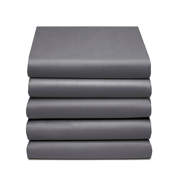 Cinderella Splittopper Hoeslaken Jersey Katoen Stretch Single Split - anthracite 200x200/210cm