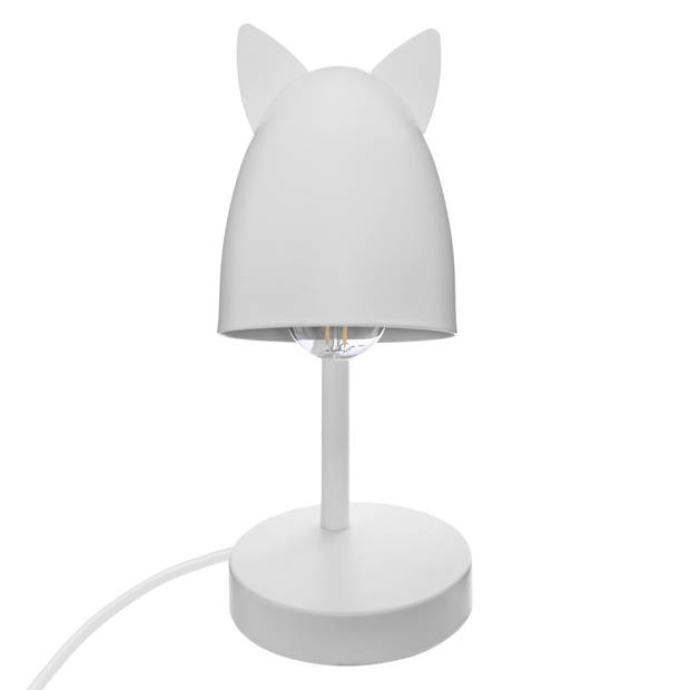 Tafel Lamp Met Oortjes - Wit Rabbit - H31CM
