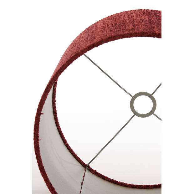 Light & Living - Lampenkap RUBY - Ø40x30cm - Rood