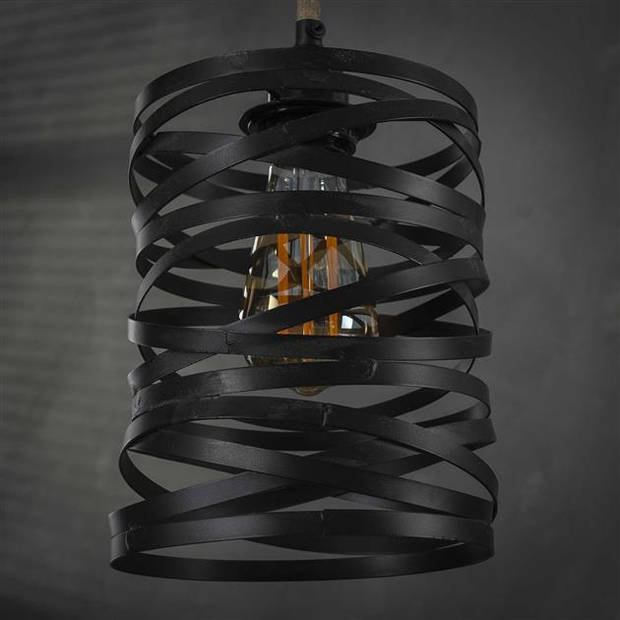 Hoyz - Industriele Hanglamp - 7 Lampen - Twist Wikkel - XL