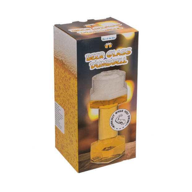 Bierglas - Dumbbell - 700 ml - 22 cm - Bierpul - Bier accessoire - Original