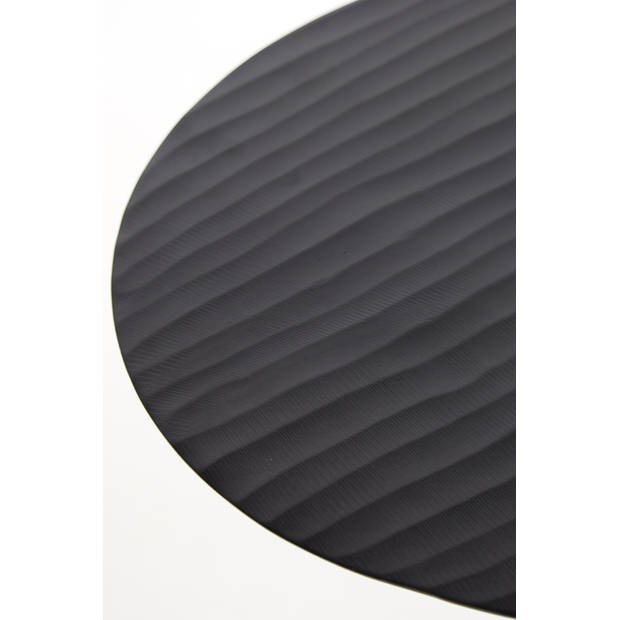 Light&living Bijzettafel Ø50x60 cm JANNA mat zwart