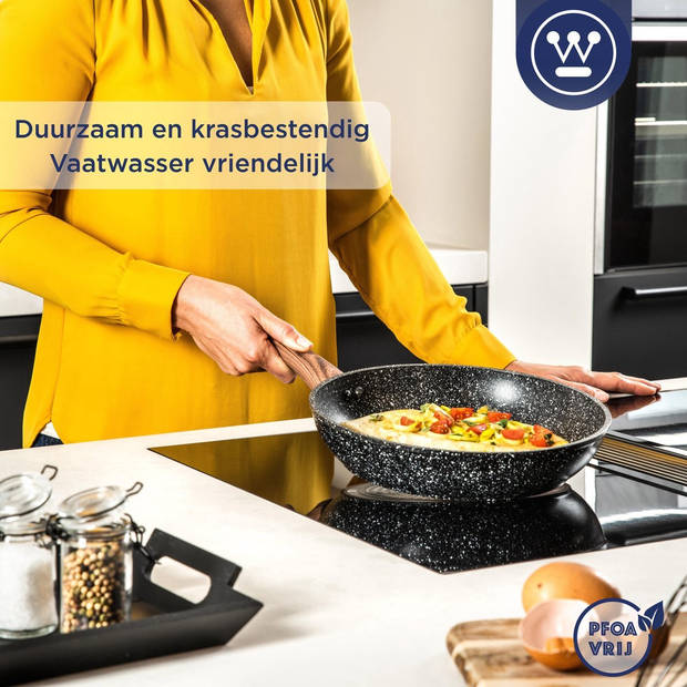 Westinghouse Pannenset - Koekenpan 24cm + Koekenpan 28cm - Speciale Editie