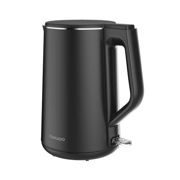 Tomado TWK1708B - Waterkoker - 1,7 liter - Dubbelwandig - 2200 watt - BPA vrij - Matzwart