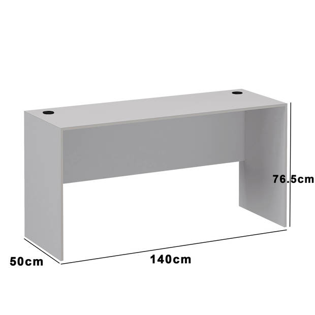 Bureau - laptoptafel - 140 cm breed en 50 cm diep