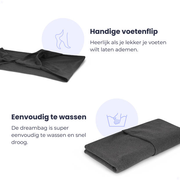 HappyBed S - Dreambag Alternatief voor verzwaringsdeken - Verbeterd nachtrust & helpt bij slapeloosheid -