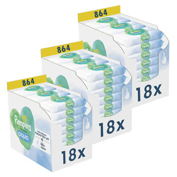 Pampers - Harmonie Aqua - Billendoekjes - 2592 doekjes - 54 x 48