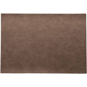 ASA Selection Placemat - Vegan Leather - Nougat - 46 x 33 cm