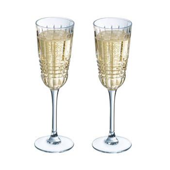 Cristal d'Arques Champagneglazen Rendez-Vous - 170 ml - 2 stuks
