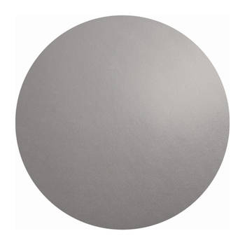 ASA Selection Placemat - Leather Optic Fine - Cement - ø 38 cm