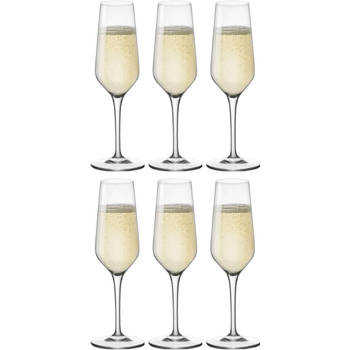 Bormioli Rocco Champagneglazen Electra - 230 ml - 6 stuks