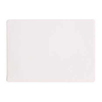 ASA Selection Placemat - Leather Optic Fine - Wit - 46 x 33 cm