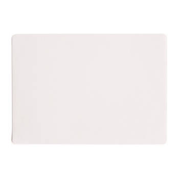 ASA Selection Placemat - Leather Optic Fine - Wit - 46 x 33 cm