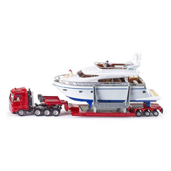 SIKU Heavy haulage transporter with yacht