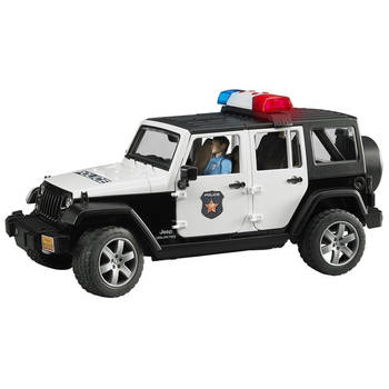 Bruder Jeep Wrangler USA politie met figuur (02526)
