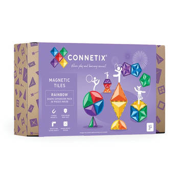 Connetix Regenboog Vorm Uitbreidingsset 36 stuks