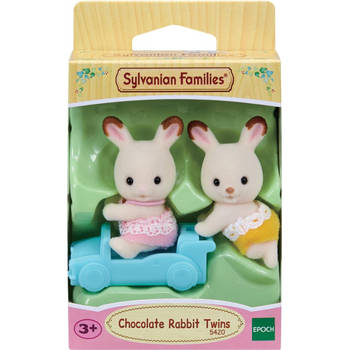 Sylvanian Families Tweeling Chocoladekonijn - Speelfigurenset