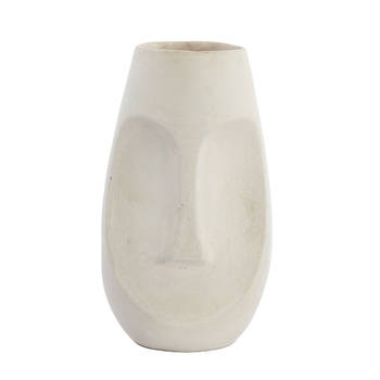 Light & Living - Pot FACE - 21x18x36cm - Wit