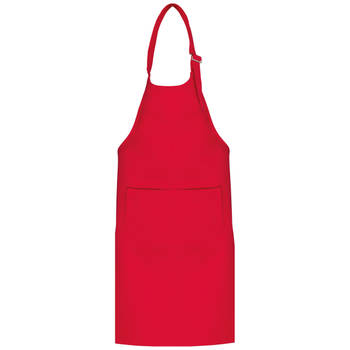 Keukenschort / kliederschort/ kookschort/ knutselschort/ kinderschort - rood - Kinderen - Keukenschorten