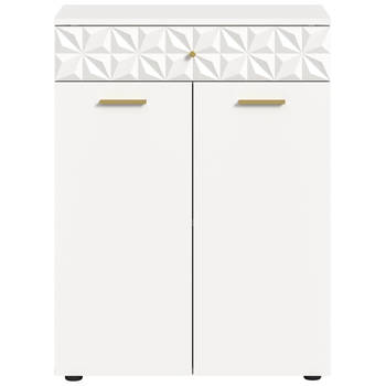 Prisma dressoir 2 deuren, 1 lade wit.