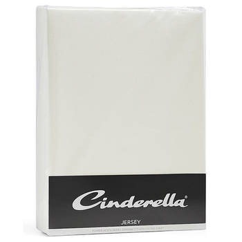 Cinderella Jersey Topper Hoeslaken Ivory-1-persoons (80/90x200/210 cm)