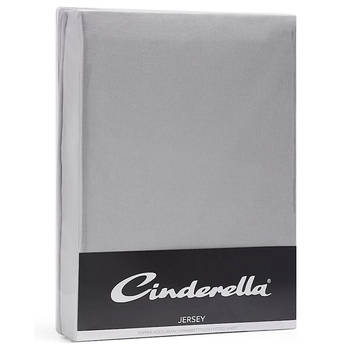 Cinderella Jersey Topper Hoeslaken Light Grey-Lits-jumeaux (160x200/210 cm)