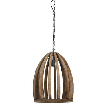 Light & Living - Hanglamp HARANKA - Ø38x46cm - Bruin