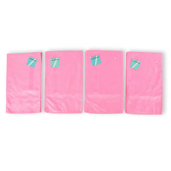 4 stuks - Glazendoek in Roze Hoogwaardige Polierdoek en Poleerdoek - Glasdoek Spiegelau 67cm x 41cm