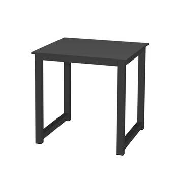 Keukentafel - bureau tafel - 75 cm x 75 cm - zwart