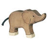 Holztiger Elephant, small, trunk raised ca. 12 x 2