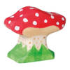 Holztiger Toadstool, small ca. 4 x 1