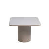 Giga Meubel - Salontafel Vierkant - Beige Metaal - 50x50x35cm - Mischa