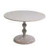 Giga Meubel - Salontafel Rond - Beige Glans - 59x59x38,5cm - Carien