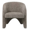 Giga Meubel - Fauteuil Stof Taupe - Incl. Armleuning - 74x73x75cm - Jackie