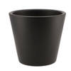 DK Design&nbsp;bloempot/plantenpot - Vinci - zwart mat - voor kamerplant - D19 x H21 cm - Plantenpotten