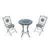 AXI Amélie 3-delige Mozaïek Bistroset Multikleur Bistro Set met tafel & 2 stoelen