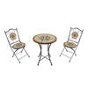 AXI Amélie 3-delige Mozaïek Bistroset Windroos Multikleur Bistro Set met tafel & 2 stoelen