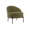 Leitmotiv - Fauteuil Noble Teddy Curl - Mosgroen