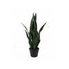 Present Time - Kunstplant Sansevieria - Donkergroen