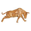 SenS-Line - Decoratief Standbeeld Bull - Teakhout - Bruin
