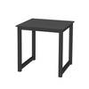 Keukentafel - bureau tafel - 75 cm x 75 cm - zwart