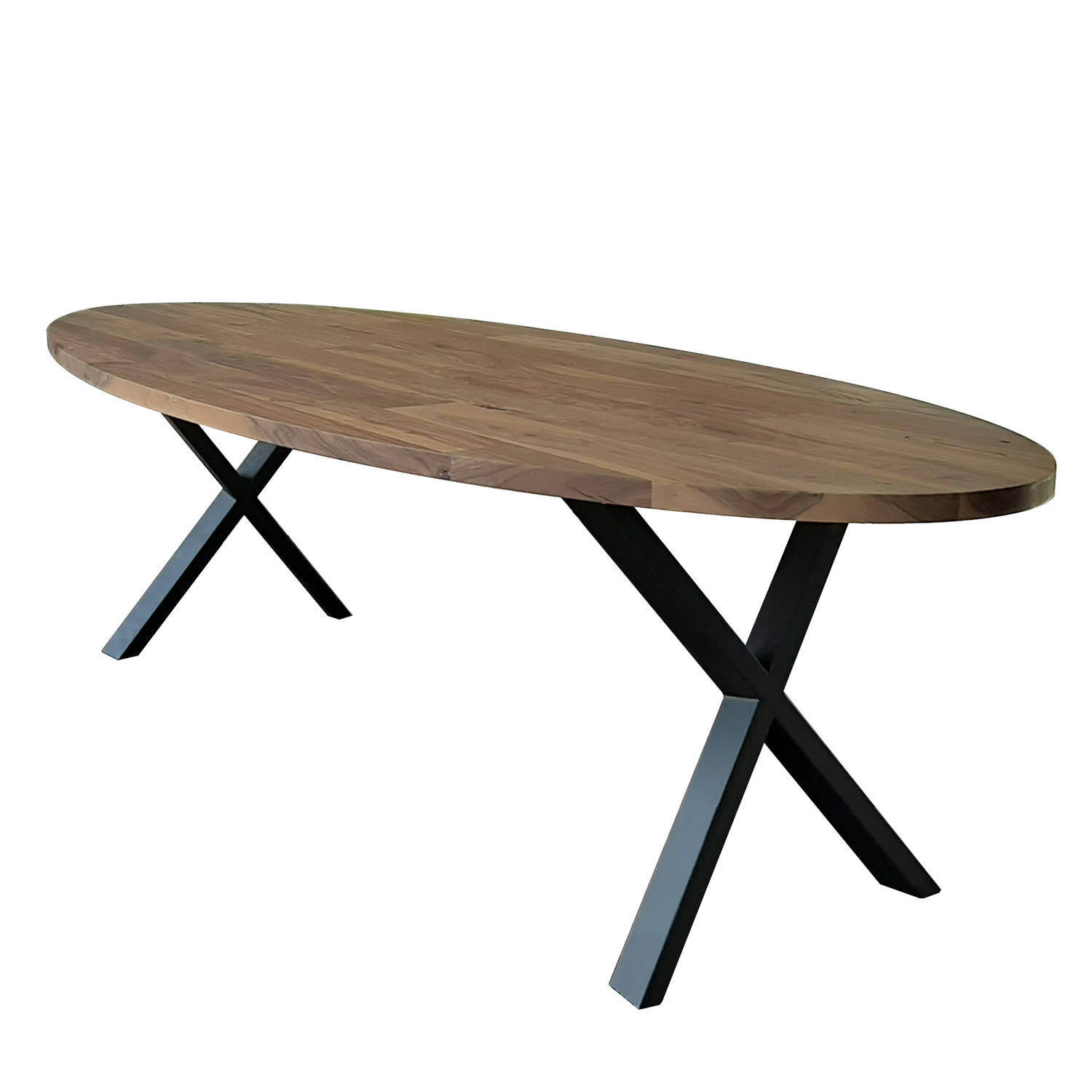 Hoyz - Eetkamertafel Daytona - Bruin - Ovaal - 270x110x77