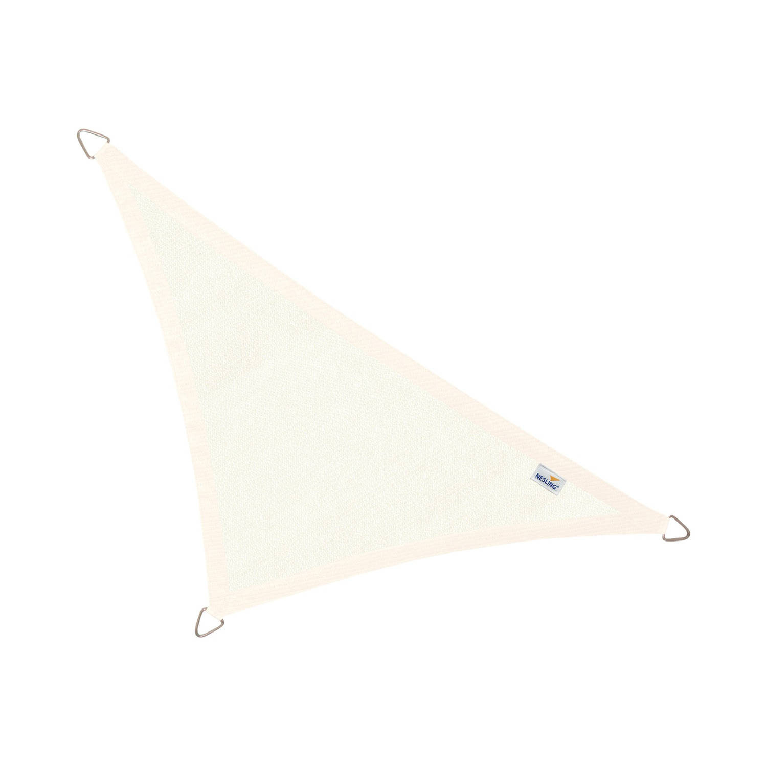 Coolfit schaduwdoek driehoek 90 graden gebroken wit 4.0 x 4.0 x 5.7 meter