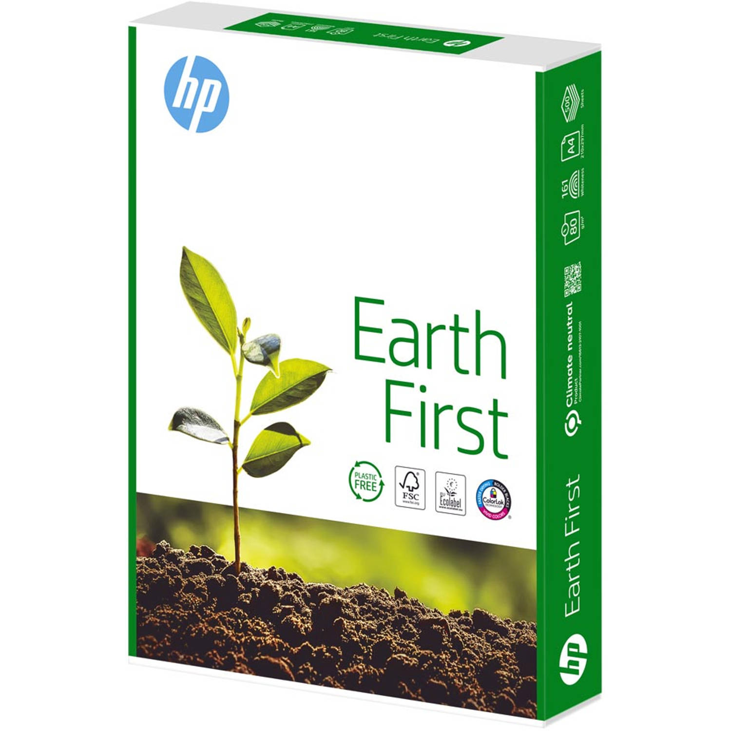 HP Earth First - kopieerpapier - A4 - 80gr wit - 2500 vel - 5 pakken