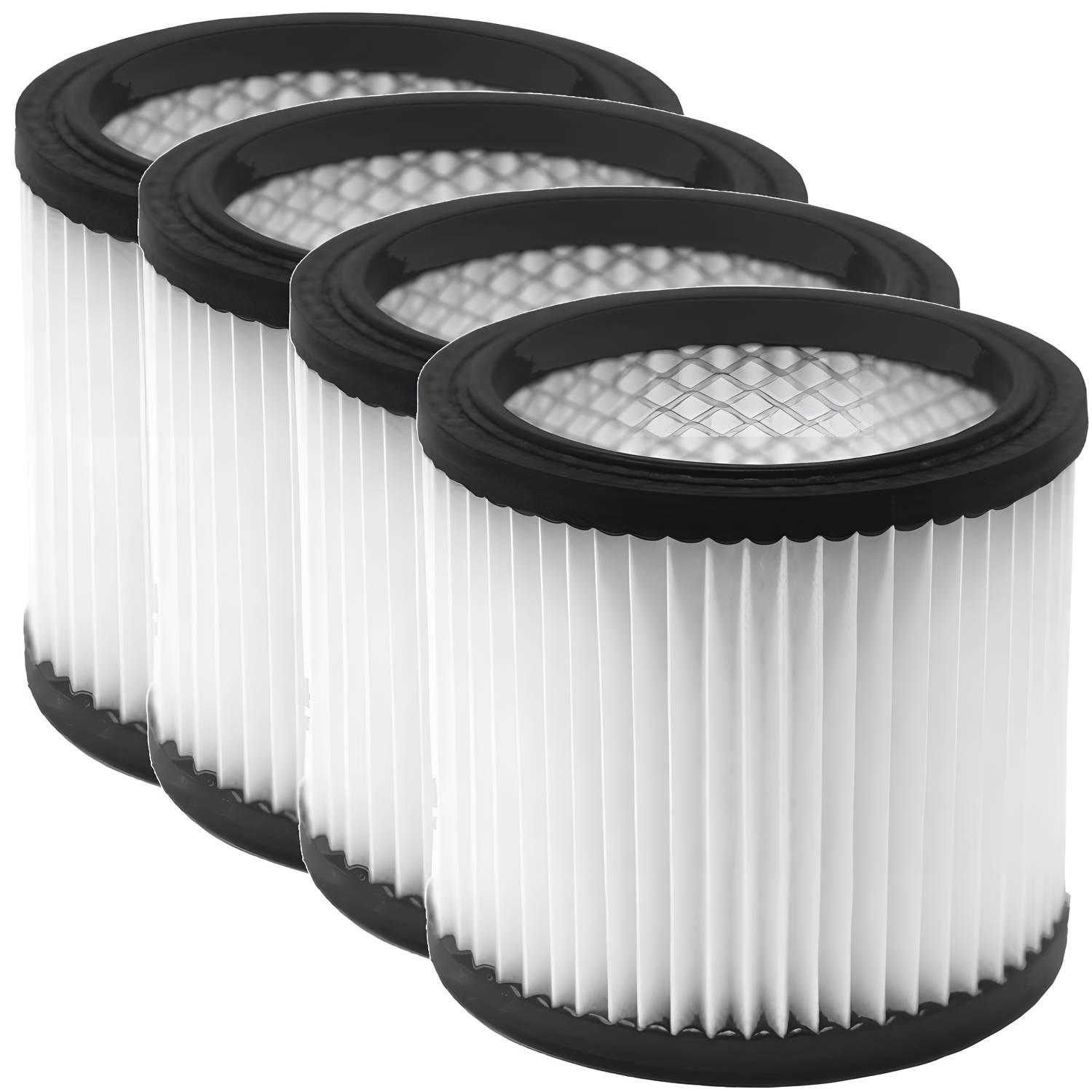 4x Filter geschikt voor Parkside & Einhell 20L, 25L, 30L, Lidl PNTF 23, PTS 250, PNTS 1250-1300-1400