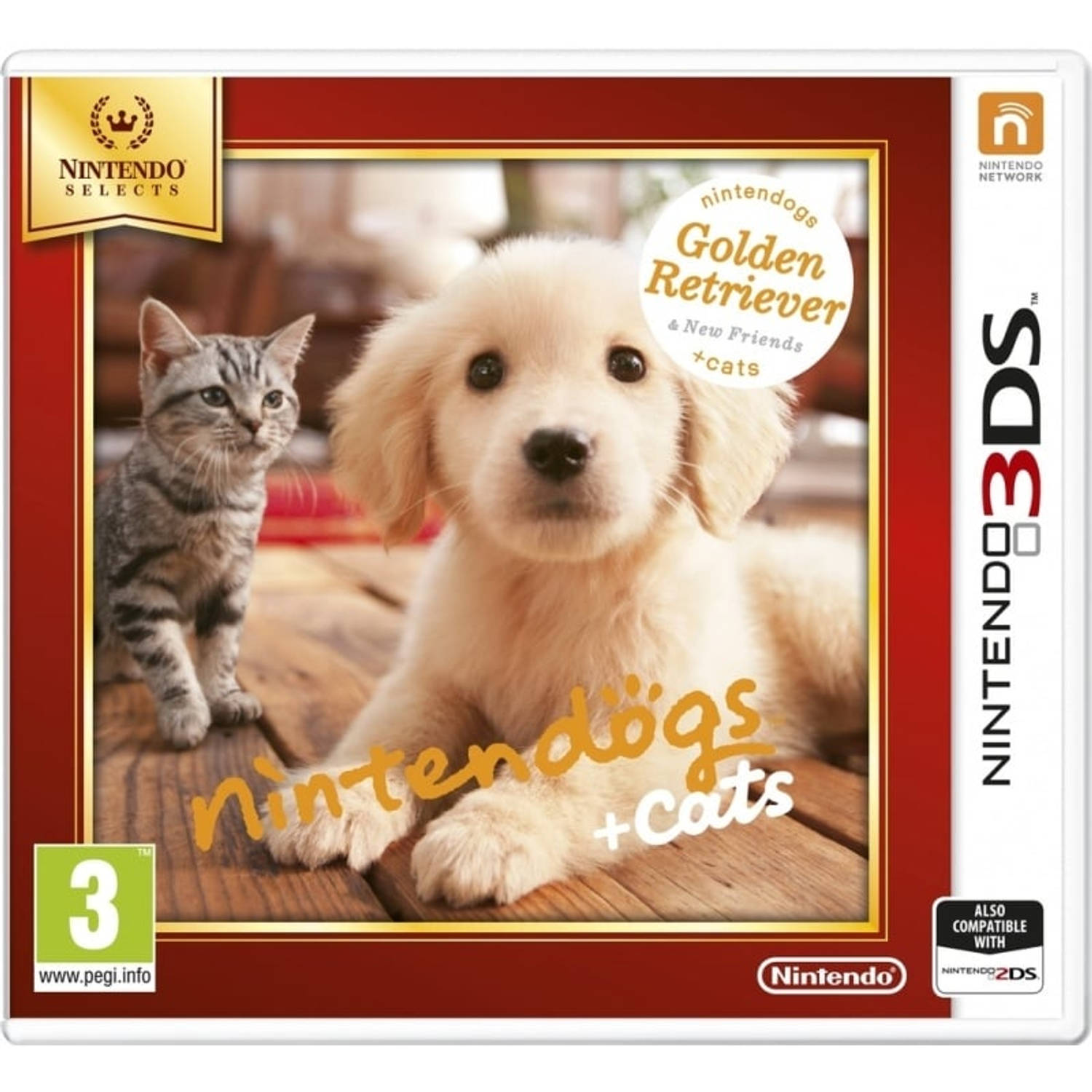 Nintendogs + Cats: Golden Retriever & Nieuwe Vrienden - Nintendo 3DS