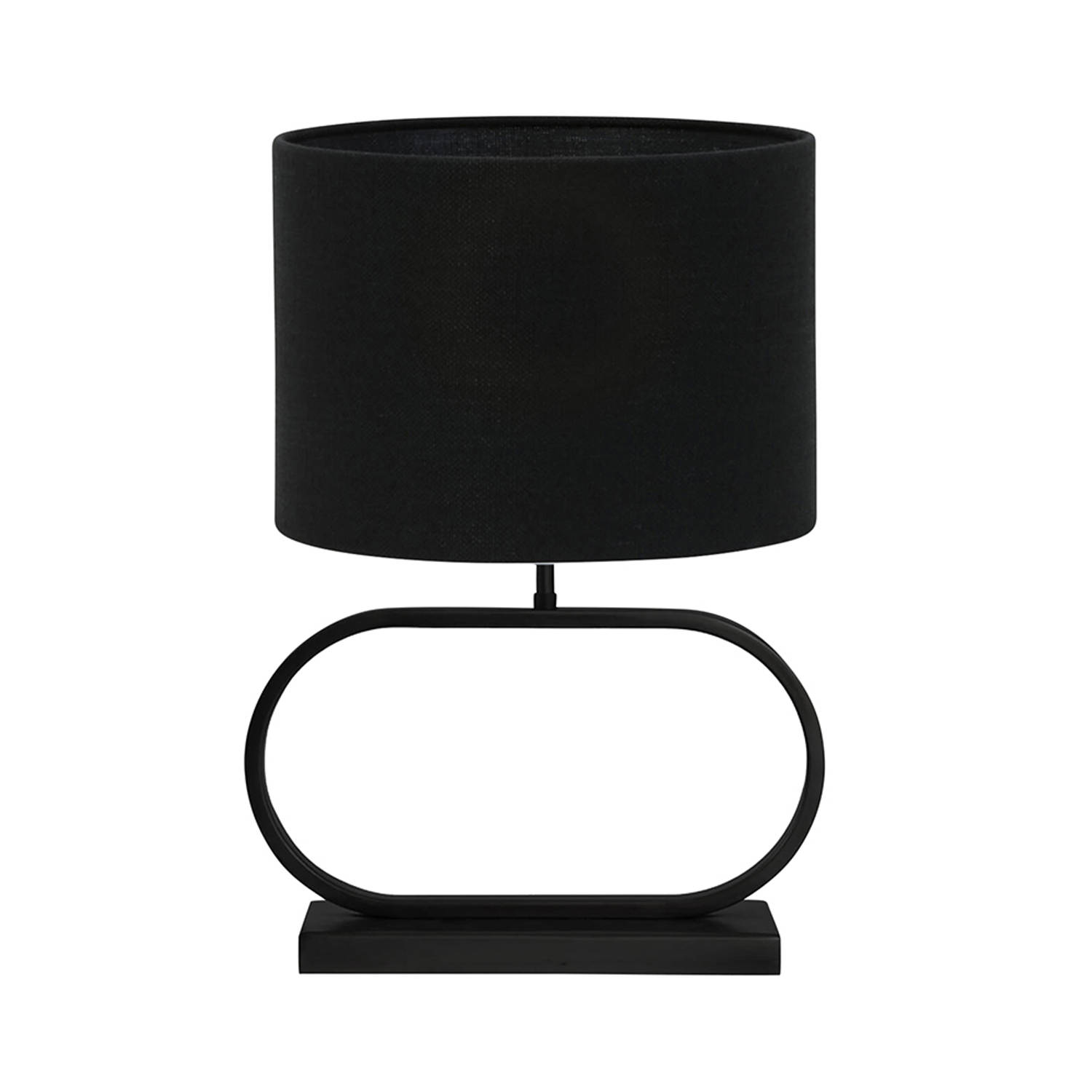 Light and Living Jamiro tafellamp - Ø 30 cm - E27 (grote fitting) - zwart
