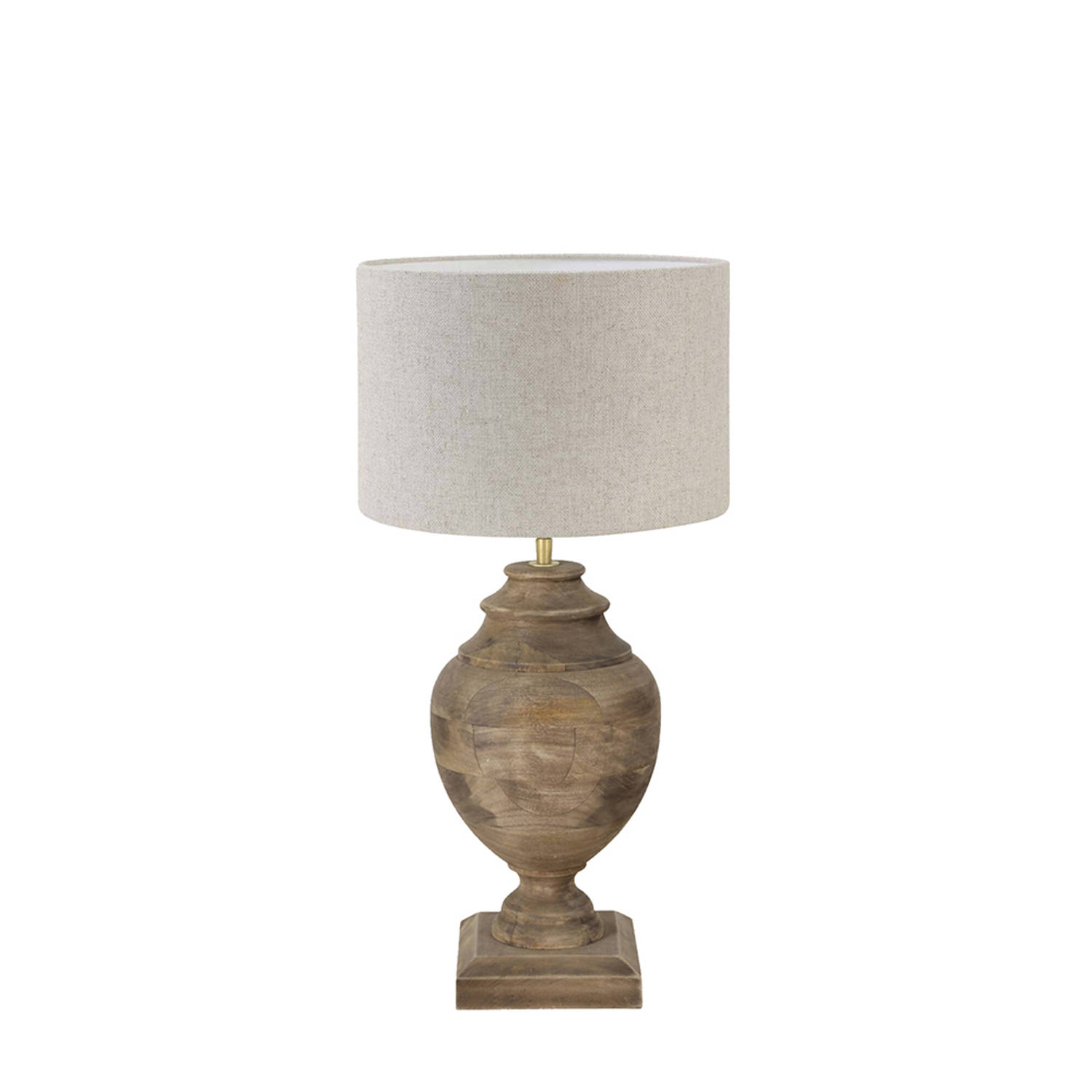 Light and Living Milazzo tafellamp - Ø 30 cm - E27 (grote fitting) - bruin